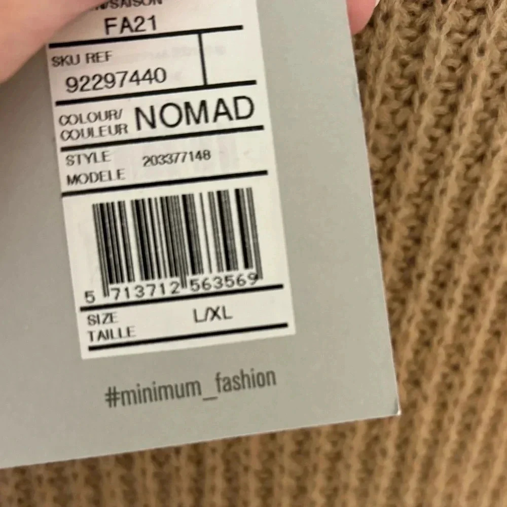 Minimum Tan Ribbed Knit Dress - Picture 6 of 7